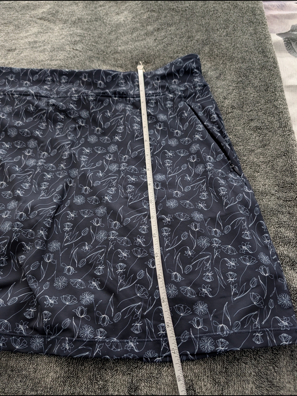 Navy Floral Women’s Skort - Casual Athletic Style